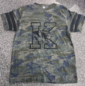 Distressed K Camo Jersey tee