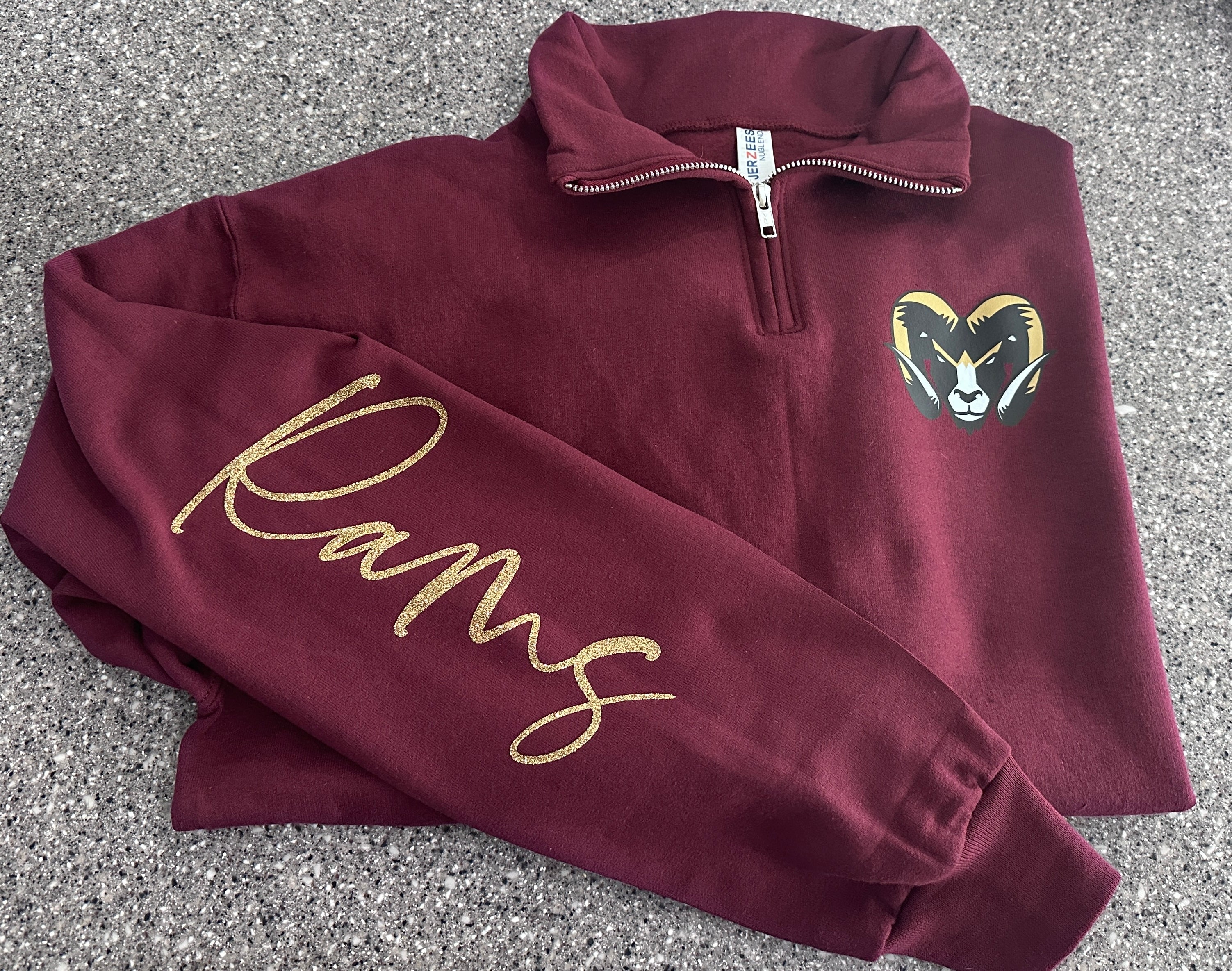 Rams 1/4 zip